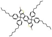 2,7-Dibromo-4,4,9,9-tetrakis(4-hexylphenyl)-4,9-dihydro-s-indaceno[1,2-b:5,6-b']dithiophene