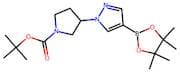 tert-Butyl 3-(4-(4,4,5,5-tetramethyl-1,3,2-dioxaborolan-2-yl)-1H-pyrazol-1-yl)pyrrolidine-1-carbox…