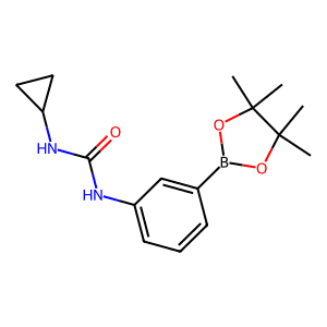 1-Cyclopropyl-3-(3-(4,4,5,5-tetramethyl-1,3,2-dioxaborolan-2-yl)phenyl)urea