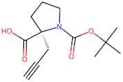 (S)-1-(tert-Butoxycarbonyl)-2-(prop-2-yn-1-yl)pyrrolidine-2-carboxylic acid