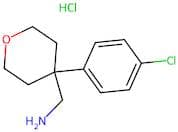 (4-(4-Chlorophenyl)tetrahydro-2H-pyran-4-yl)methanamine hydrochloride
