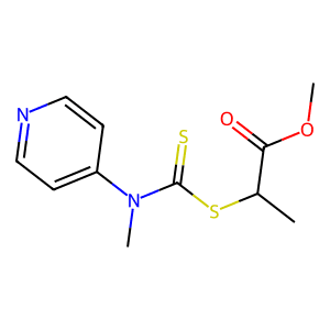 Methyl 2-((methyl(pyridin-4-yl)carbamothioyl)thio)propanoate
