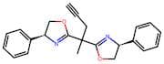 (4S,4'S)-2,2'-(Pent-4-yne-2,2-diyl)bis(4-phenyl-4,5-dihydrooxazole)