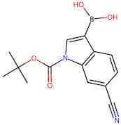 (1-(tert-Butoxycarbonyl)-6-cyano-1H-indol-3-yl)boronic acid