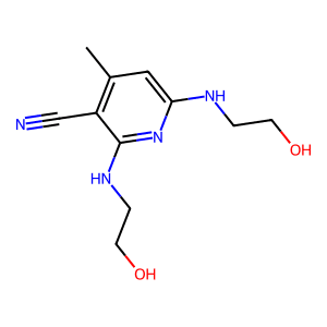 2,6-Bis((2-hydroxyethyl)amino)-4-methylnicotinonitrile