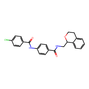 4-Chloro-N-(4-((isochroman-1-ylmethyl)carbamoyl)phenyl)benzamide