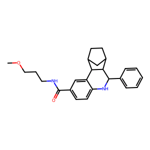 N-(3-Methoxypropyl)-6-phenyl-5,6,6a,7,8,9,10,10a-octahydro-7,10-methanophenanthridine-2-carboxamide