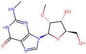 9-((2R,3R,4R,5R)-4-Hydroxy-5-(hydroxymethyl)-3-methoxytetrahydrofuran-2-yl)-2-(methylamino)-1,9-di…