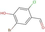 5-Bromo-2-chloro-4-hydroxybenzaldehyde