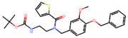 tert-Butyl (2-(N-(4-(benzyloxy)-3-methoxybenzyl)thiophene-2-carboxamido)ethyl)carbamate