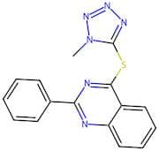 4-((1-Methyl-1H-tetrazol-5-yl)thio)-2-phenylquinazoline