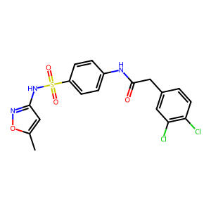 2-(3,4-Dichlorophenyl)-N-(4-(N-(5-methylisoxazol-3-yl)sulfamoyl)phenyl)acetamide
