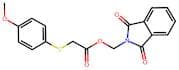 (1,3-Dioxoisoindolin-2-yl)methyl 2-((4-methoxyphenyl)thio)acetate