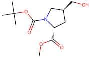 1-(tert-Butyl) 2-methyl (2R,4S)-4-(hydroxymethyl)pyrrolidine-1,2-dicarboxylate