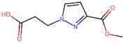 3-(3-(Methoxycarbonyl)-1H-pyrazol-1-yl)propanoic acid