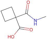 1-(Methylcarbamoyl)cyclobutane-1-carboxylic acid
