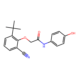 2-(2-(tert-Butyl)-6-cyanophenoxy)-N-(4-hydroxyphenyl)acetamide