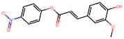 4-Nitrophenyl (E)-3-(4-hydroxy-3-methoxyphenyl)acrylate