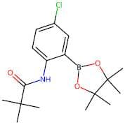 N-(4-Chloro-2-(4,4,5,5-tetramethyl-1,3,2-dioxaborolan-2-yl)phenyl)pivalamide