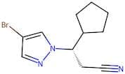 (S)-3-(4-Bromo-1H-pyrazol-1-yl)-3-cyclopentylpropanenitrile