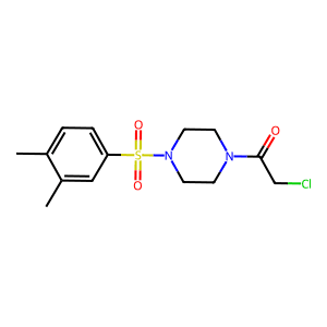 2-Chloro-1-[4-(3,4-dimethylbenzenesulfonyl)piperazin-1-yl]ethan-1-one