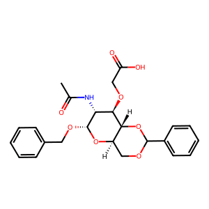 2-(((4aR,6S,7R,8R,8aS)-7-Acetamido-6-(benzyloxy)-2-phenylhexahydropyrano[3,2-d][1,3]dioxin-8-yl)ox…