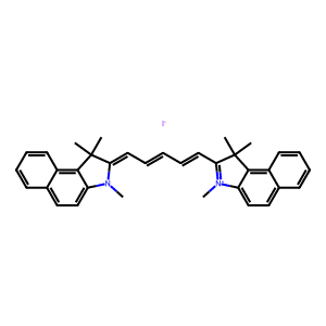 1,1,3-Trimethyl-2-(5-(1,1,3-trimethyl-1,3-dihydro-2H-benzo[e]indol-2-ylidene)penta-1,3-dien-1-yl)-…