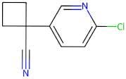 1-(6-Chloropyridin-3-yl)cyclobutanecarbonitrile