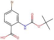 4-Bromo-2-((tert-butoxycarbonyl)amino)benzoic acid