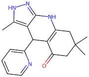 3,7,7-Trimethyl-4-(pyridin-2-yl)-2,4,6,7,8,9-hexahydro-5H-pyrazolo[3,4-b]quinolin-5-one