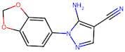 5-Amino-1-(benzo[d][1,3]dioxol-5-yl)-1H-pyrazole-4-carbonitrile