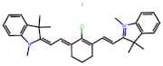 2-(2-(2-Chloro-3-(2-(1,3,3-trimethylindolin-2-ylidene)ethylidene)cyclohex-1-en-1-yl)vinyl)-1,3,3-t…