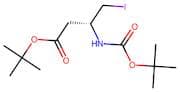tert-Butyl (R)-3-((tert-butoxycarbonyl)amino)-4-iodobutanoate