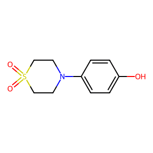 4-(4-Hydroxyphenyl)thiomorpholine 1,1-dioxide