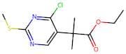 Ethyl 2-(4-chloro-2-(methylthio)pyrimidin-5-yl)-2-methylpropanoate