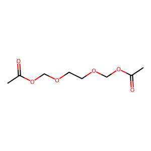 (Ethane-1,2-diylbis(oxy))bis(methylene) diacetate
