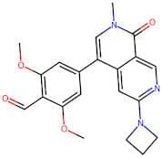 4-(6-(Azetidin-1-yl)-2-methyl-1-oxo-1,2-dihydro-2,7-naphthyridin-4-yl)-2,6-dimethoxybenzaldehyde