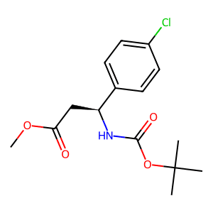 Methyl (S)-3-((tert-butoxycarbonyl)amino)-3-(4-chlorophenyl)propanoate