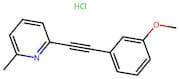 2-((3-Methoxyphenyl)ethynyl)-6-methylpyridine hydrochloride