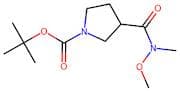 tert-Butyl 3-(methoxy(methyl)carbamoyl)pyrrolidine-1-carboxylate