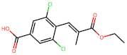 (E)-3,5-Dichloro-4-(3-ethoxy-2-methyl-3-oxoprop-1-en-1-yl)benzoic acid