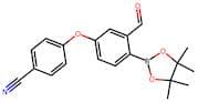 4-(3-Formyl-4-(4,4,5,5-tetramethyl-1,3,2-dioxaborolan-2-yl)phenoxy)benzonitrile