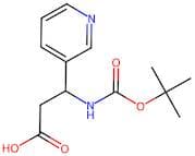 3-((tert-Butoxycarbonyl)amino)-3-(pyridin-3-yl)propanoic acid