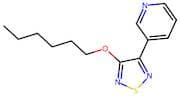 3-(Hexyloxy)-4-(pyridin-3-yl)-1,2,5-thiadiazole