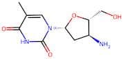 1-((2R,4S,5S)-4-Amino-5-(hydroxymethyl)tetrahydrofuran-2-yl)-5-methylpyrimidine-2,4(1H,3H)-dione