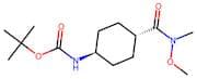 tert-Butyl (trans-4-(methoxy(methyl)carbamoyl)cyclohexyl)carbamate