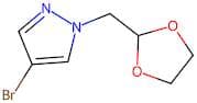 1-((1,3-Dioxolan-2-yl)methyl)-4-bromo-1H-pyrazole