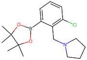 1-(2-Chloro-6-(4,4,5,5-tetramethyl-1,3,2-dioxaborolan-2-yl)benzyl)pyrrolidine