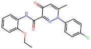 1-(4-Chlorophenyl)-N-(2-ethoxyphenyl)-6-methyl-4-oxo-1,4-dihydropyridazine-3-carboxamide