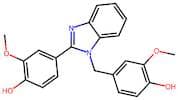 4-(1-(4-Hydroxy-3-methoxybenzyl)-1H-benzo[d]imidazol-2-yl)-2-methoxyphenol